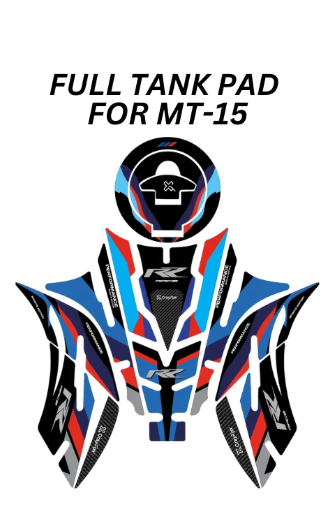 Full Tank Pad Compatible with MT-15 | MT-15 Sticker, Pack Of 1